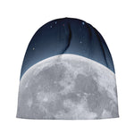 Full Moon Print Beanie