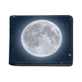 Full Moon Print Bifold Wallet