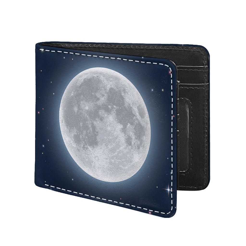 Full Moon Print Bifold Wallet