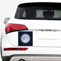 Full Moon Print Car Sticker