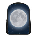 Full Moon Print Casual Backpack