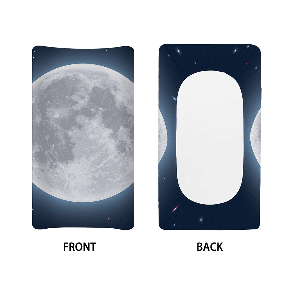 Full Moon Print Changing Pad Cover