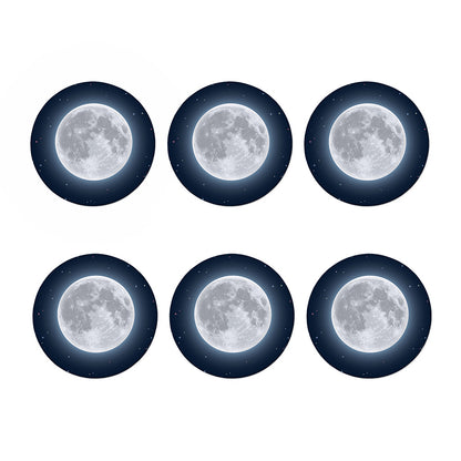 Full Moon Print Coaster Set
