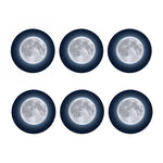 Full Moon Print Coaster Set
