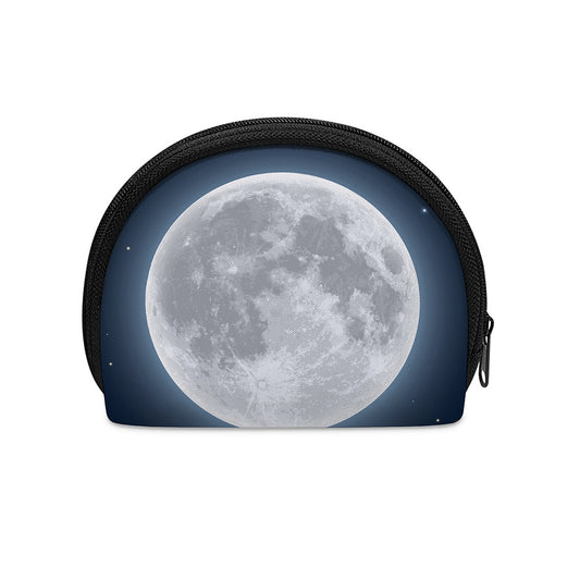 Full Moon Print Coin Purse
