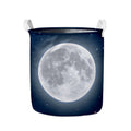 Full Moon Print Collapsible Laundry Basket