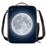 Full Moon Print Crossbody Lunch Bag