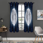 Full Moon Print Curtain