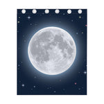 Full Moon Print Curtain