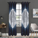 Full Moon Print Curtain
