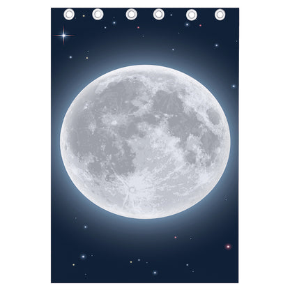 Full Moon Print Curtain