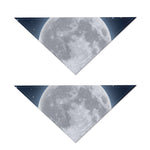 Full Moon Print Dog Bandana