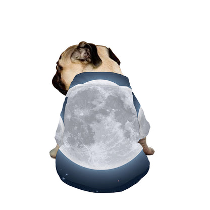 Full Moon Print Dog Zip Up Jacket