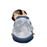 Full Moon Print Dog Zip Up Jacket