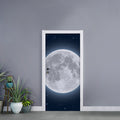 Full Moon Print Door Sticker