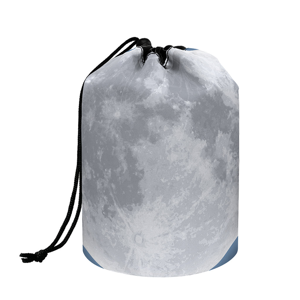 Full Moon Print Drawstring Makeup Bag