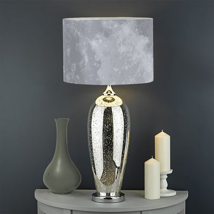 Full Moon Print Drum Lamp Shade