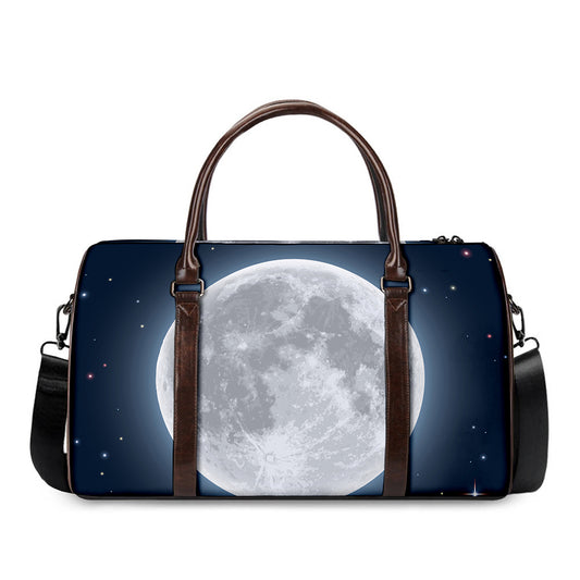 Full Moon Print Duffle Bag