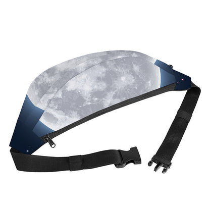 Full Moon Print Fanny Pack