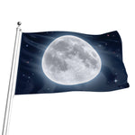 Full Moon Print Flag