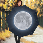 Full Moon Print Foldable Umbrella