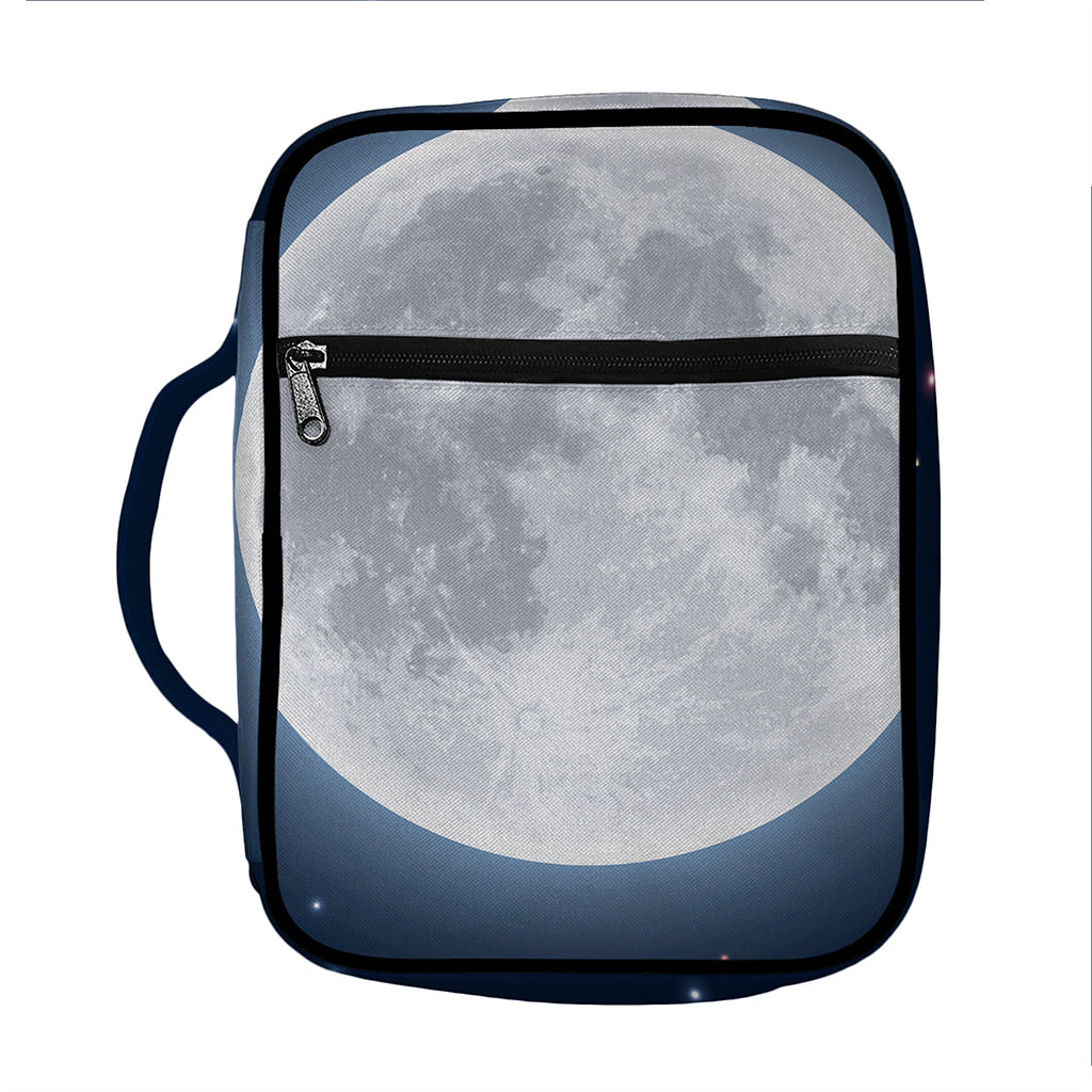 Full Moon Print Front Pocket Bible Bag