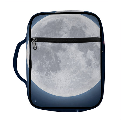 Full Moon Print Front Pocket Bible Bag