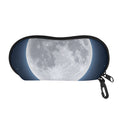 Full Moon Print Glasses Case