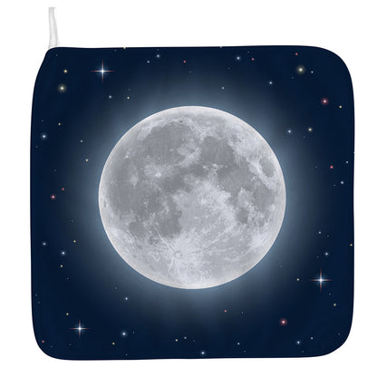 Full Moon Print Hand Towel