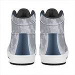 Full Moon Print High Top Leather Sneakers