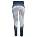 Full Moon Print High-Waisted Pocket Leggings