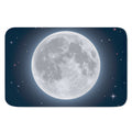 Full Moon Print Indoor Door Mat