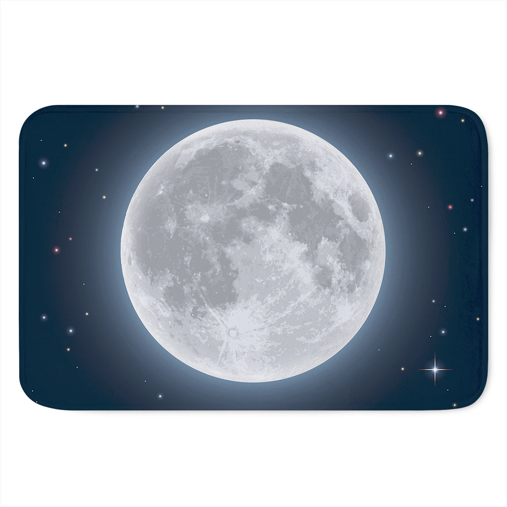 Full Moon Print Indoor Door Mat