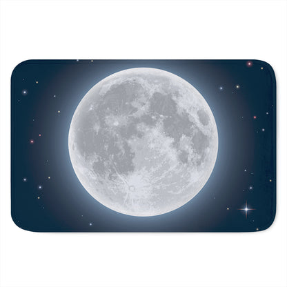 Full Moon Print Indoor Door Mat