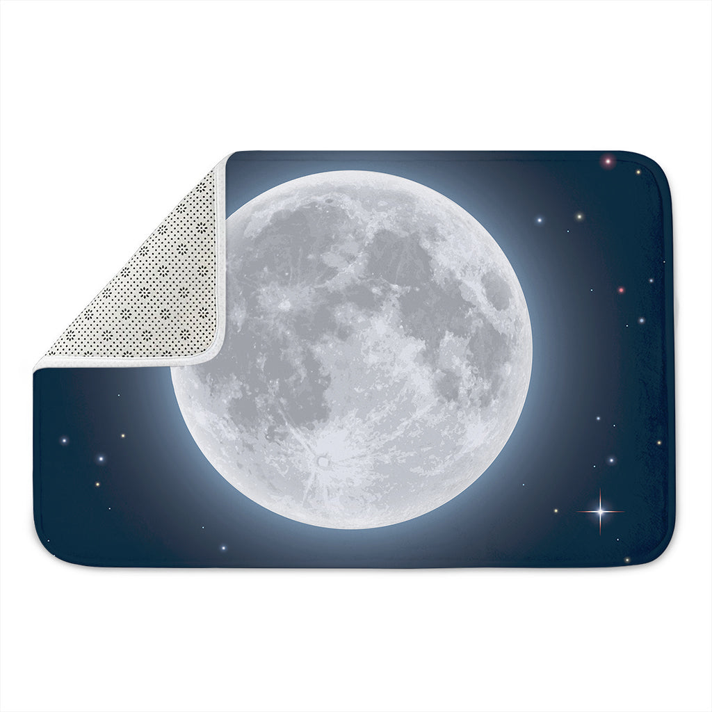 Full Moon Print Indoor Door Mat