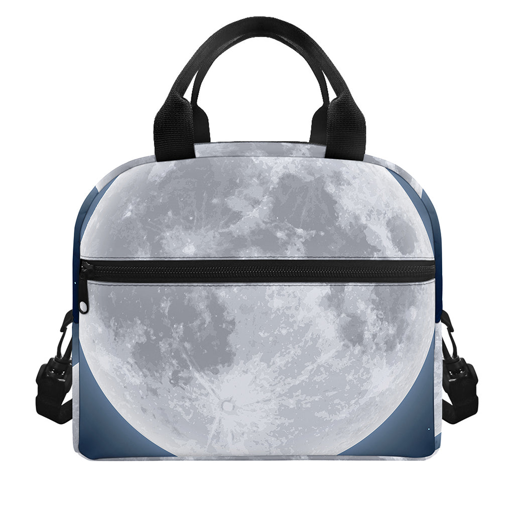 Full Moon Print Insulated Lunch Bag