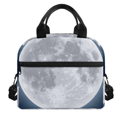 Full Moon Print Insulated Lunch Bag