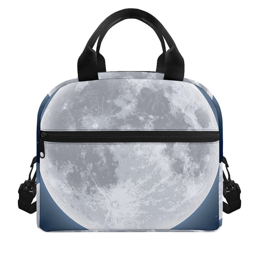 Full Moon Print Insulated Lunch Bag