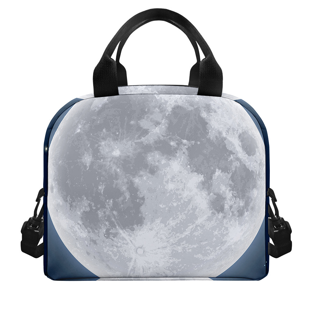 Full Moon Print Insulated Lunch Bag