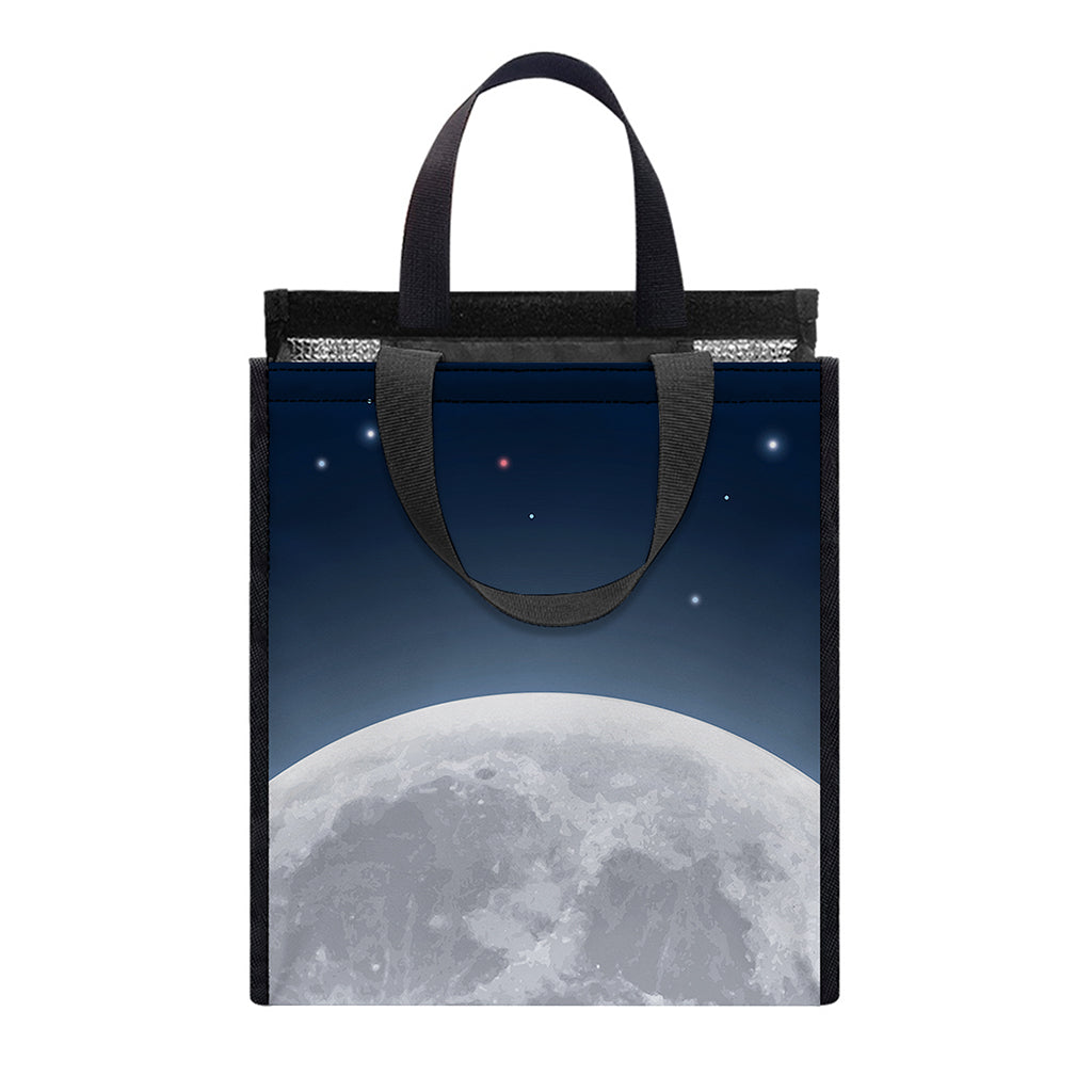 Full Moon Print Insulated Lunch Tote