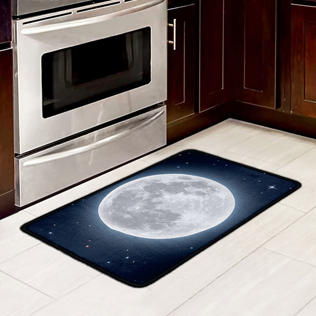 Full Moon Print Kitchen Mat