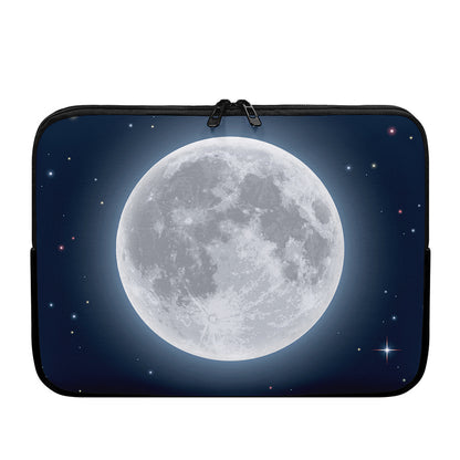 Full Moon Print Laptop Sleeve