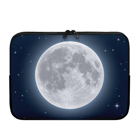 Full Moon Print Laptop Sleeve