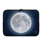 Full Moon Print Laptop Sleeve