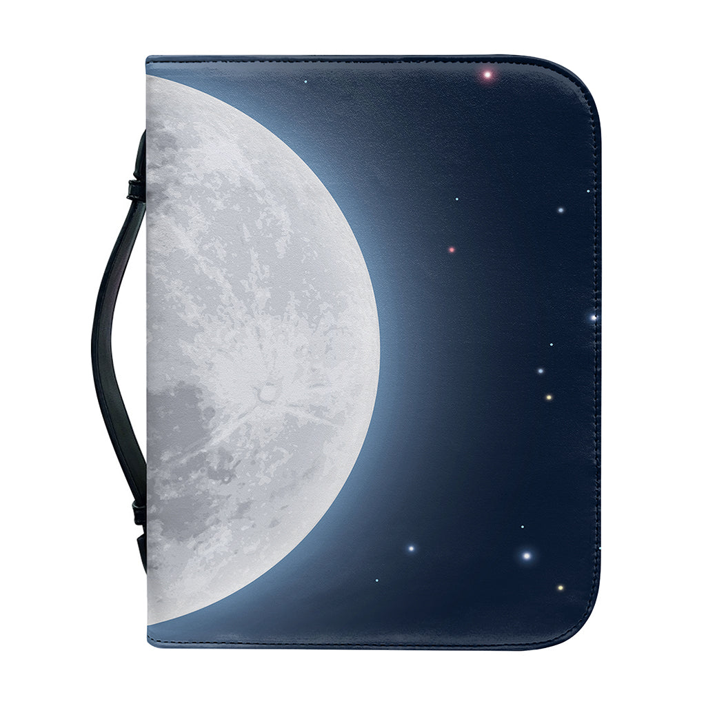 Full Moon Print Leather Bible Cover