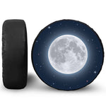 Full Moon Print Leather Spare Tire Cover