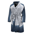 Full Moon Print Men's Bathrobe