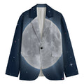 Full Moon Print Men's Blazer