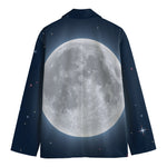 Full Moon Print Men's Blazer