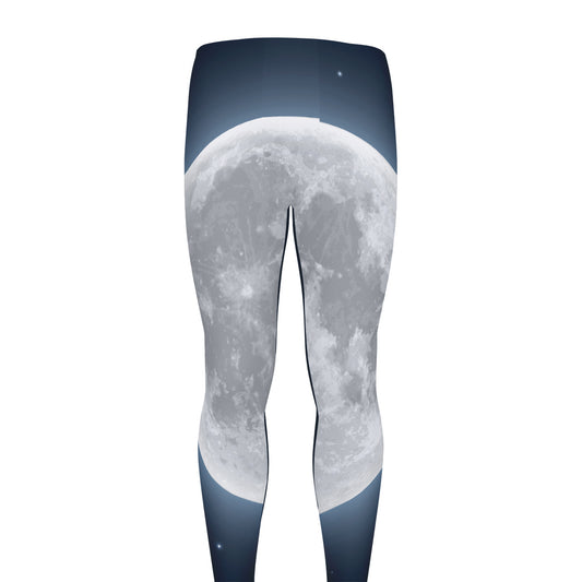 Full Moon Print Men's leggings